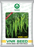 VNR 145 F1 Hybrid Chilli Seeds - High Yield, Early Maturity & Pungent
